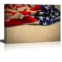 Canvas Wall Art Flag Day Theme Canvas Prints Home Artwork Decoration for Living Room Bedroom - 12x18 inches