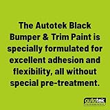 Autotek Professional Black Bumper Trim Spray Paint 500 ml Vehicle Car Automotive view 12