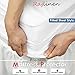 Rajlinen Premium Short Queen Mattress Protector, Waterproof Cooling Fitted Sheet, Fits Up to 16 Inch Deep Pocket, Soft Noiseless Breathable Fabric, Water-Resistant Bed Cover, White Solid