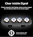 Air Vent Magnetic Car Phone Holder, Black Elegant design for iPhone X/8/7/6/6s Plus, Samsung Galaxy S6/S7/S8/S9/Plus, LG, Nexus, All Smartphones & Mini Tablets by YesIdo