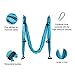 CO-Z Aerial Yoga Swing Sling Strong Yoga Hammock Kit Set Trapeze Inversion Exercises Include Ceiling Mounting Kit and 2 Extensions Straps (Blue)