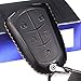 Cadtealir Calfskin Genuine Leather 2000-2018 Cadillac Escalade cts SRX xt5 ATS STS CT6 Smart Prox Remote Key fob Cover case Holder only for 5 and 4 3 Buttons