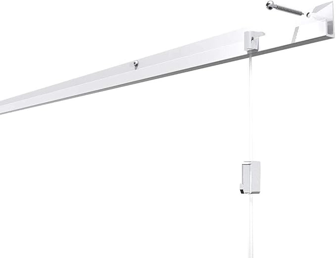 JRail Walnut Gallery Picture Hanging System Wall Mounted 2 Meter