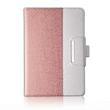 Thankscase Case for iPad Air 10.5" (3rd Gen) / iPad Pro 10.5, Rotating Case Stand Cover with Pencil Holder, Swivel Case Bulid-in Wallet Pocket, Hand Strap for iPad Air 3rd Gen 10.5" 2019(Rose Gold)
