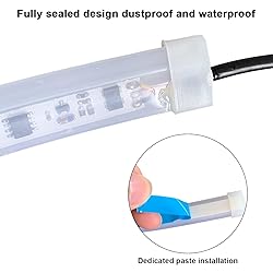 LED Headlight Strip Tube Light, 24 Inch Flexible