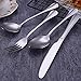 Zicome Soup Spoons, Stainless Steel Round Bouillon Spoons, Set of 10