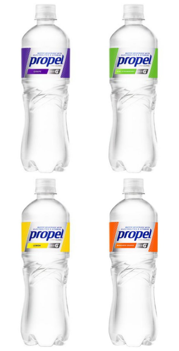 Propel Water Beverage W/ Electrolytes & Vitamins 12 Pack (4 Flavor Variety Pack 2)