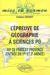 L' épreuve de géographie à Sciences po