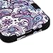 Wydan Compatible Case for Samsung Galaxy J3 2018, J3 V 3rd Gen J3V, Orbit, Express Prime 3, J337, Star, Achieve, Aura, Amp Prime 3 - Tuff Hybrid Shockproof Protective Phone Cover Paisley