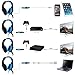 Gaming Headset BliGli Badasheng Wired Stereo Noise Cancelling Gaming Headphones for PS4, Xbox One, PC, Laptop with Detachable Microphone (Blue)