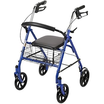 Amazon.com: Drive Medical Aluminum Rollator Walker Fold Up ...