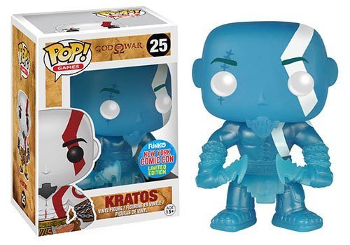 Funko God of War Funko POP! Games Kratos Exclusive Vinyl Figure #25 [Blue, Glow-in-the-Dark]