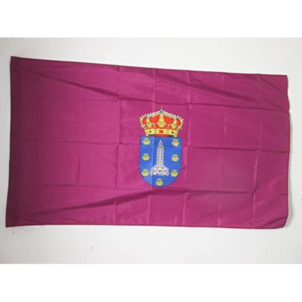AZ FLAG - Province of A Coruña Flag - 3x5 Ft - Corunna Banner with Sleeve - 100% Polyester - Fade Resistant - Vivid Colors - 3' x 5' Feet - 150x90 Cm
