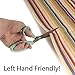 BambooMN Titanium Softgrip Scissors Set for Sewing, Arts, Crafts, Office - 1 set of 3 - Mint Green