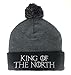 Game Of Thrones: Winter Is Here Unisex Beanies With Removable Pom (Set Of Two: King Of North & Mother Of Dragons)