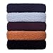 5 Pieces Large Hair Ties Bands Rope Seamless Cotton Stretch Ponytail Holders Headband for Thick Heavy Long and Curly Hair (Multicolor)