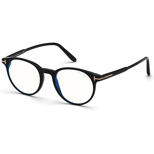 Amazon.com: Tom Ford Blue Light Block Oval Unisex Eyeglasses