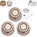 BeBeauty Facial Hair Remover Replacement Heads for Women's. Good Finishing and Well Touch 18K Gold Plated Blades Count