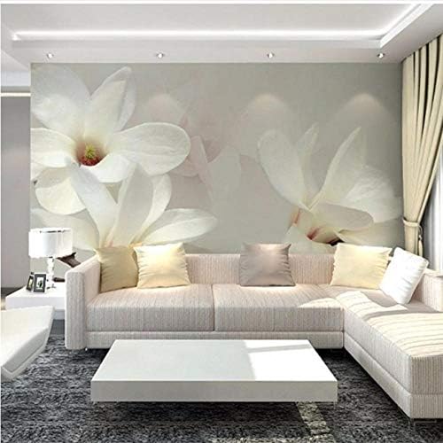 Xbwy Custom 3D Photo Wallpaper Scenery for Walls 3D Magnolia Mural Painting Bedroom Tv Background Home Decor -400X280Cm