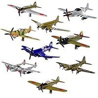 InAir Diecast WWII Planes 9-Piece Assortment