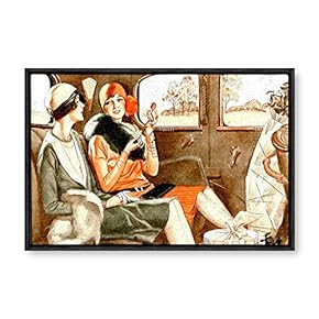 Framed Canvas Wall Art for Living Room, Bedroom Classical Theme Canvas Prints for Home Decoration Ready to Hang - 16x24 inches