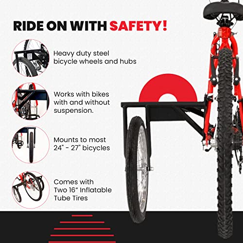 BIKE USA HeavyDuty Stabilizer Wheels for Adult Bicycles, The Original