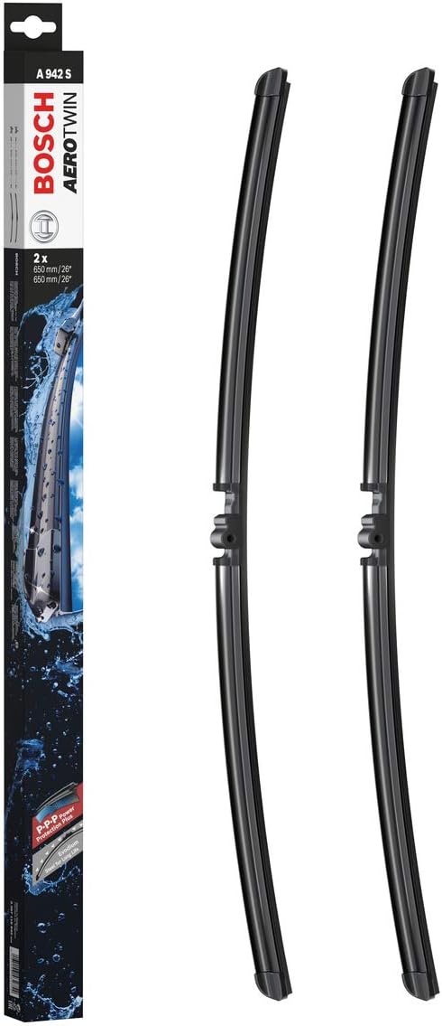 Bosch Aerotwin A964S – Set Tergicristalli Flat Per Parabrezza Anteriore – 750mm (Autista) E 680mm (Passeggero) – Tecnologia Power Protection Plus