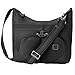 Lewis N. Clark RFID Blocking Anti-theft Satchel Bag + Messenger Bag for Women, Travel or Work Bag with Slash Resistant Material, Locking Zippers & Adjustable Shoulder Strap, Onyx