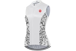 SUDU SUDO Women's Cycling Jersey Sleeveless Bike Vest Shirts Bicycle Clothing Biking Tank Tops Tights