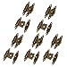 uxcell a14082700ux0103 Antique Wood Box Latch Sets Case Hasp Lock 3cm Long Bronze Tone (Pack of 10)