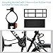 Puroma 5-Digit Combination Bike Cable Lock Mounting Bracket, Resettable Self Coiling Cycling Security Bicycle Locks, 5 Feet x 1/2 inch (Black)