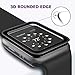 hairbowsales Compatible [2 - Pack] Apple Watch 38mm Tempered Glass Screen Protector, hairbowsales Anti-Scratch Full Coverage Scratch-Proof Screen Film Compatible 38mm Series 1/2/3(Black)