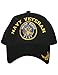 US Navy Veteran Embroidered Military Branch Logo Baseball Cap Hat Black