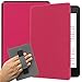 KHOMO Kindle Paperwhite Case 10th Generation 2018, Smart Shell Cover with Auto Sleep Wake Feature and Hand Strap - Hot Pink