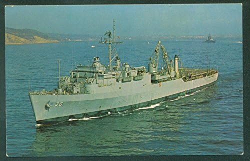 USS ANCHORAGE LSD-36 Landing Ship Dock Amphibious Navy Military Ship Postcard