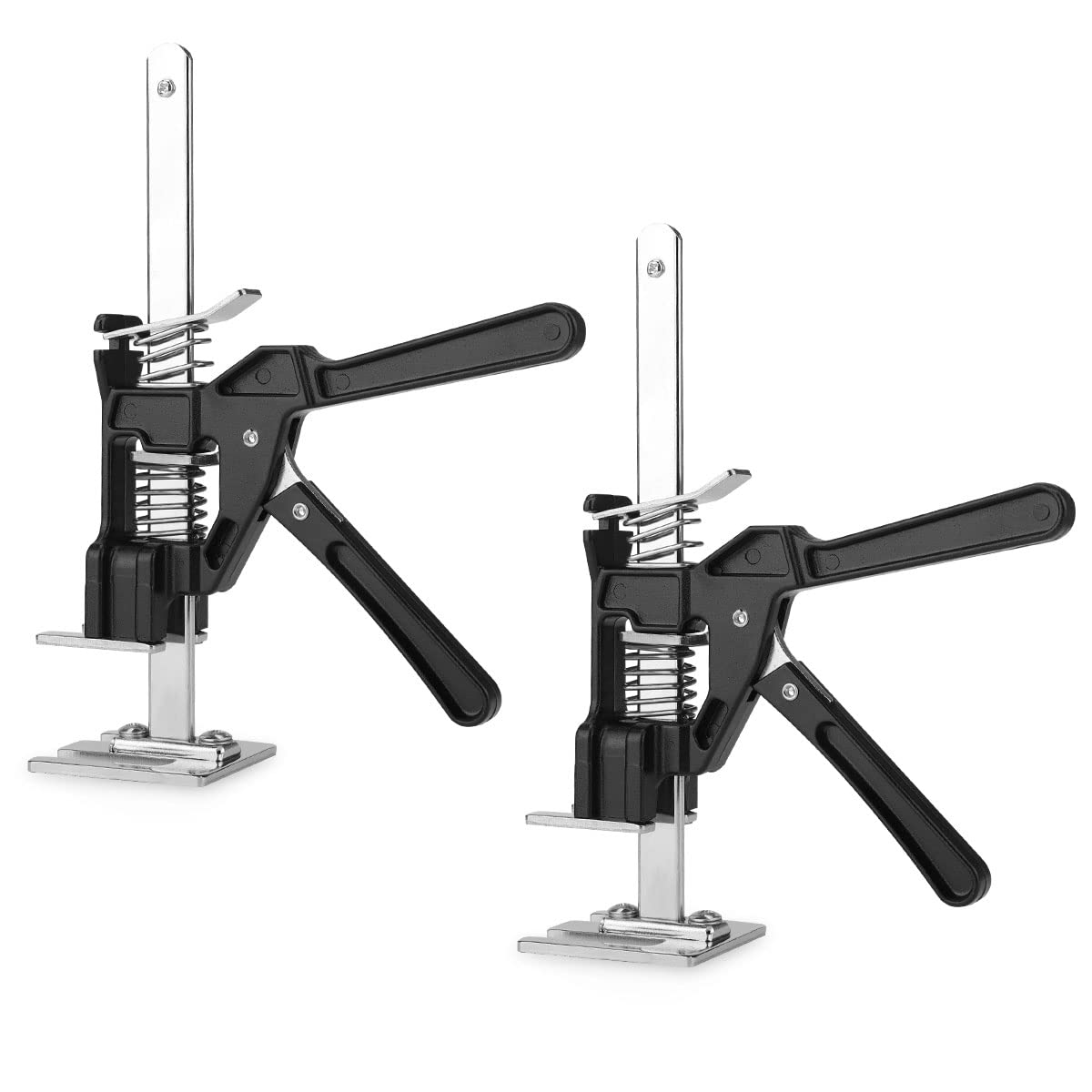 Drywall Lifts Jack,2PCS Door Board Lifter,Up to 330 Lb Labor-Saving Arm Handheld Tool Jack Lifter Cabinet Jack Plasterboard Lifter Multifunctional Plaster Sheet Repair Anti Slip Hand
