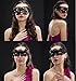 Venetian Style Black Lace Masquerade Party Masks Set of 15 Black One Size