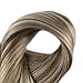 Full Shine Clip in Hair Extensions Blonde Remy Hair Color 10 Highlight 613 Blonde Human Hair Clip in Extensions 14 Inch Real Hair Extensions Clip in Human Hair Full Head 7 Pcs 100 Gram