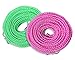 Pack of 2 Portable Windproof Clotheslines for Outdoor and Indoor Drying, Home, Travel and More - Green, Pink and Blue