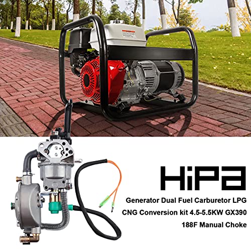 HIPA Generator Dual fuel carburetor LPG CNG conversion kit 4.55.5KW