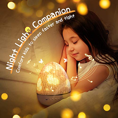 Galaxy Star Night Light Projector for Kids with White Noise,360 Rotating Colorful Changing,Girls Boys Bedroom Lighting Ceiling Dimming Nightlight,Planet nightlight with Moon Space Dinosaurs Fireworks