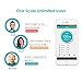 SENSSUN Smart Scale Body Fat Analyzer 2018 - Bluetooth Body Fat BMI Scale Digital Bathroom Wireless Weight Scale with iOS and Android APP for BMI,BMR,Muscle Mass,Bone Mass,Water,Fat,Weight,396 lbs