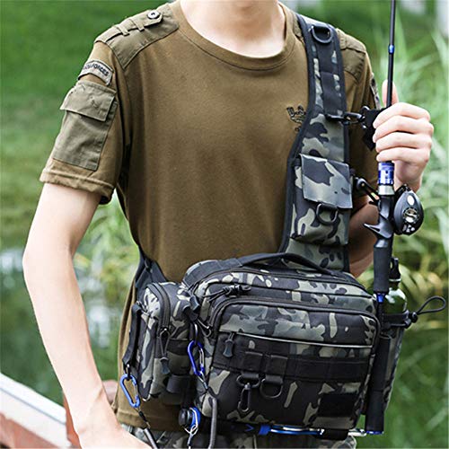 LPOQW Angelbeutel Aufbewahrungsgerät Carryall Bag Holdall Multifunktionale Angeltasche Taschen Einzelschulter Crossbody… – Bild 3