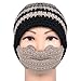 VBIGER Beard Hat Beanie Hat Knit Hat Winter Warm Octopus Hat Windproof Funny For Men & Women, Black 2, One Size
