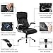YAMASORO Office Chair High Back PU Leather Computer Desk Chair Gaming Chair with Flip-Up Arms, Headrest and Lumbar Support