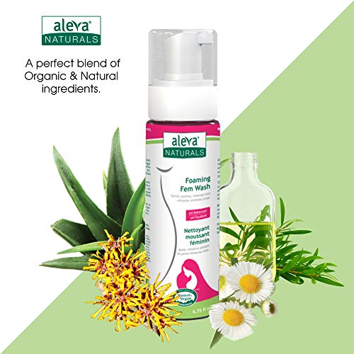Foaming Feminine Wash |For Intimate Areas |Self-Foaming Pump |pH Balanced |Cleanses and Refreshes |Made with Natural and Organic Ingredients |Dermatologist & Gynecologist Tested |(6.7 fl.oz / 200ml)
