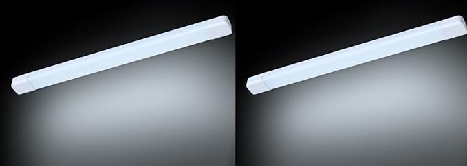 DMakTM LED Wall Batten Tubelight 20W,2 Foot, Cool White 6500K, 2 Years Warranty - BIS Approved, T-10 Heavy Model (Pack of 2) | Batten Tube Light | | led Tube Light 20watt |