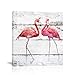 K-Road Flamingo Canvas Wall Art Painting Animal Picture Frame Bathroom Poster Vintage Room Decor 12