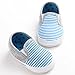 Voberry® Baby Boys Girls Toddlers Striped Sneakers Soft Sole Anti-slip Outdoor Canvas Shoes (0~6 Month, Blue)