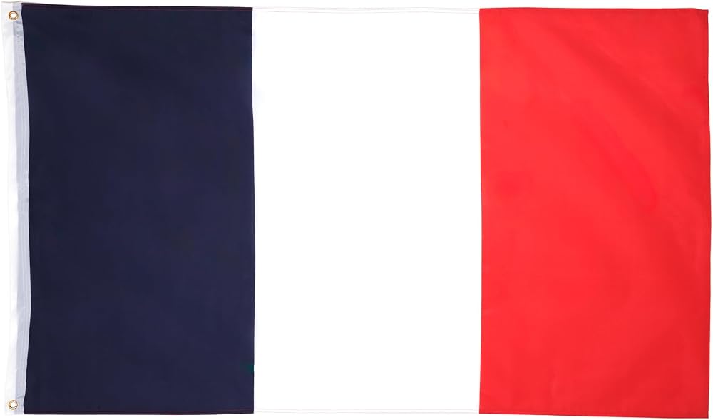 AZ FLAG France Flag 2x3 ft 100D Polyester With Grommets Fade Resistant